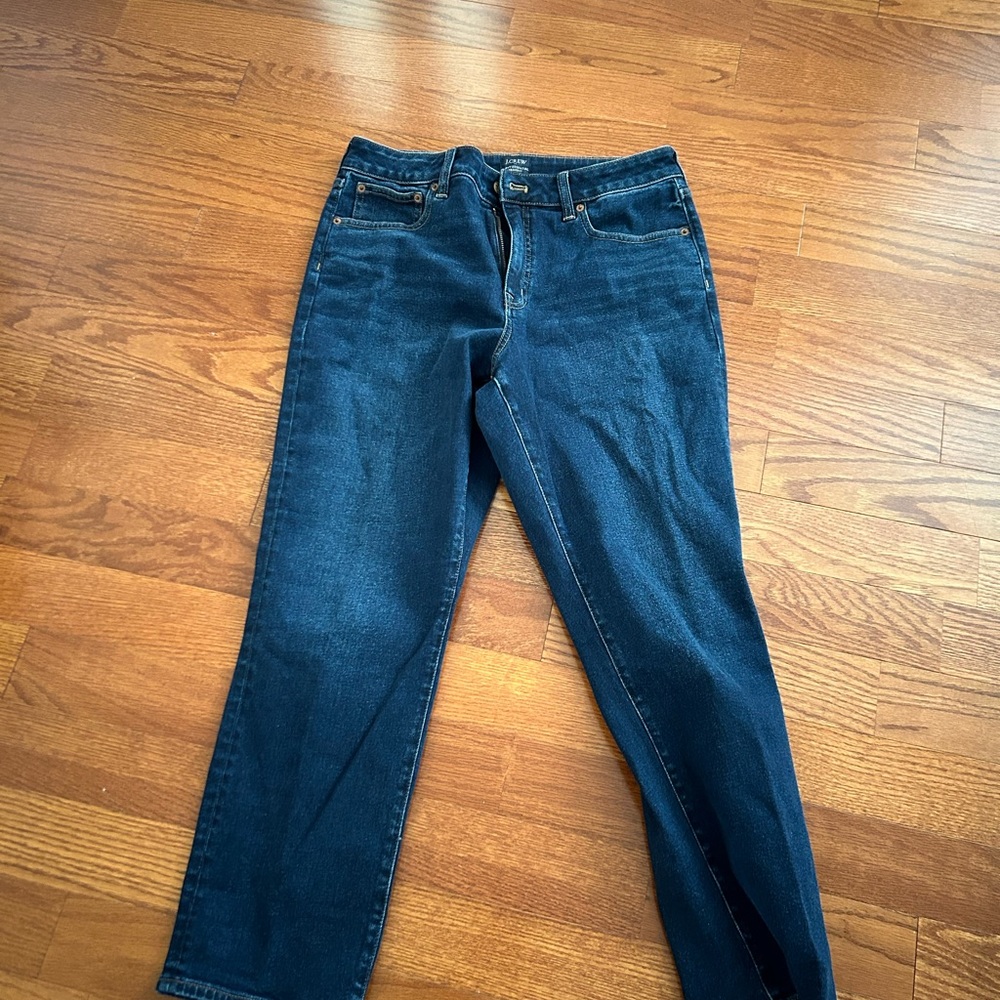 J. Crew Blue Straight Leg Jeans Classic Denim